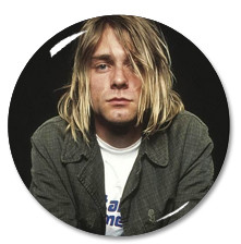 Nirvana - Kurt Cobain 1" Pin