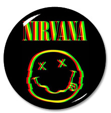 Nirvana - Smiley 1" Pin