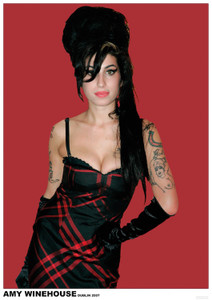 Amy Winehouse Red 24x33" Poster
