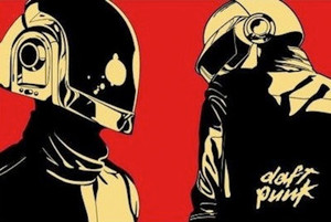 Daft Punk - Red 36x24" Poster