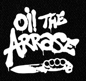 Oi the Arrase Knuckle Knife 5x5" Printed Patch