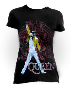 Queen - Freddie Mercury One Size Girls T-Shirt