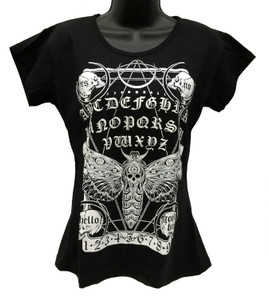 Moth Ouija One Size Girls T-Shirt