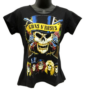 Guns N' Roses - Skull One Size Girls T-Shirt