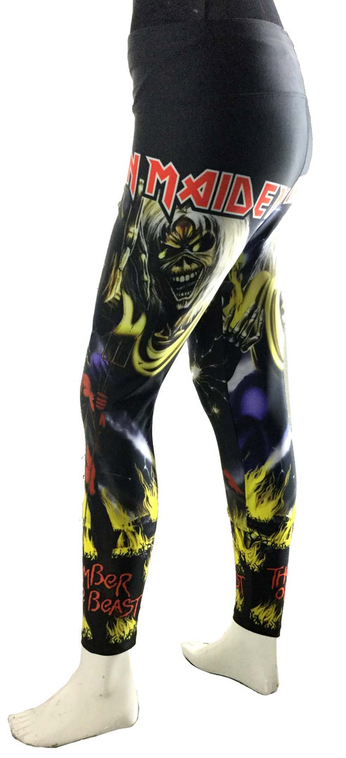 Iron Maiden - Number of The Beast Leggings - Nuclear Waste