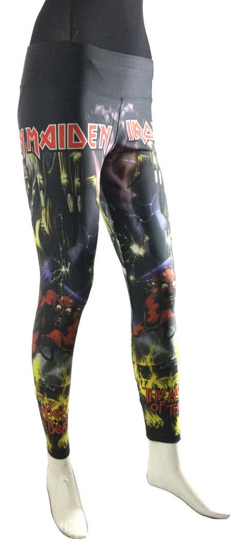 Iron Maiden - Number of The Beast Leggings - Nuclear Waste