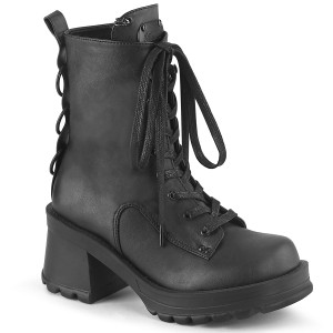 Lace-Up Platform Ankle Boots w/ O-Rings - BRATTY-50