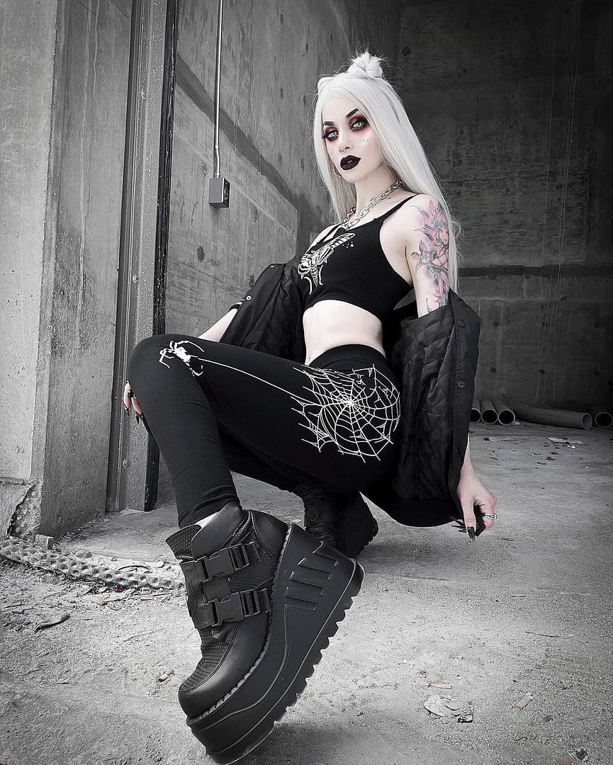 Ventilator Wedge Platform Boots - STOMP-15