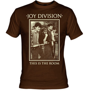 Joy Division - This Is The Room Chocolate Brown T-Shirt