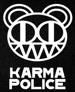 Radiohead Karma Police 4X5" Printed Patch