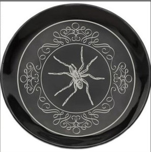 Spider Trinket Porcelain Dish
