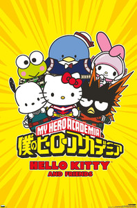 My Hero Academia - Hello Kitty & Friends 24x36" Poster