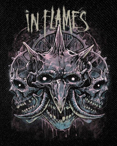In Flames - Skull 5x4" Color Patch