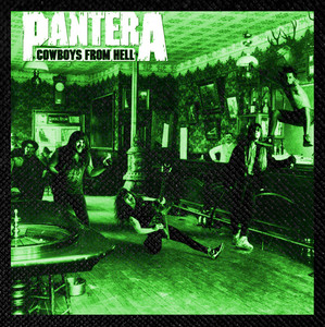 Pantera - Cowboys From Hell 4x4" Color Patch