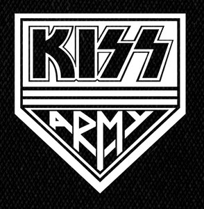 Kiss Kiss Army 5x5" Printed Patch