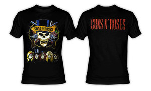 Guns N' Roses - Top Hat T-Shirt