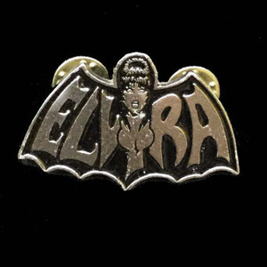 Elvira - Bat 2" Metal Badge Pin