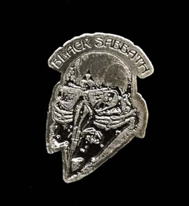 Black Sabbath - Tour Mask 2" Metal Badge Pin