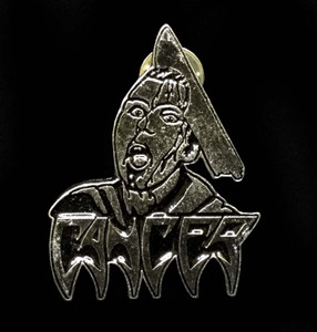 Cancer Logo 2" Metal Badge Pin