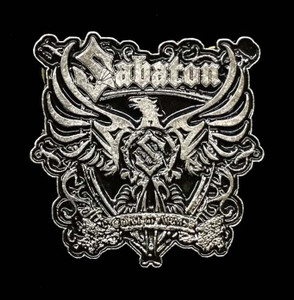 Sabaton Coat Of Arms Metal Badge Pin