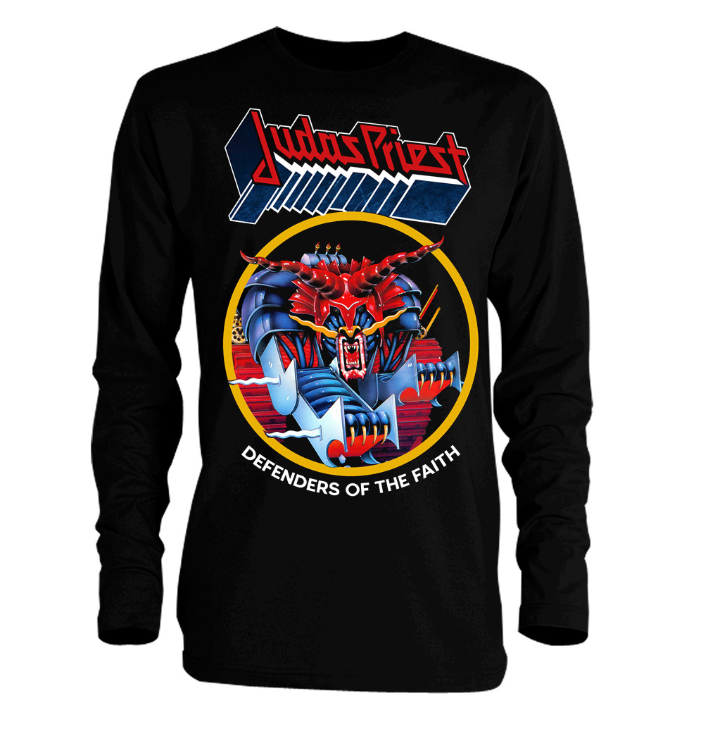 Judas Priest - Defenders of the Faith Long Sleeve T-shirt - Nuclear Waste