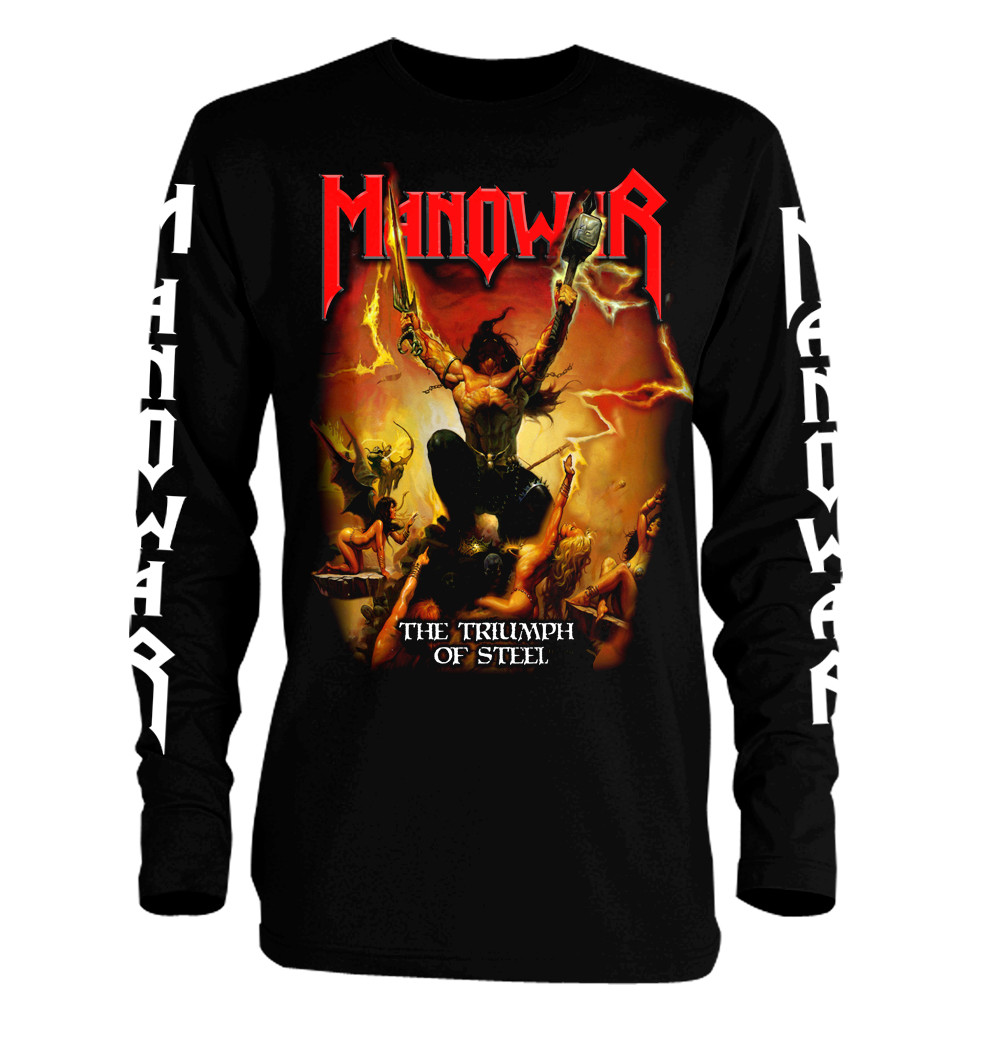 Manowar - Triumph of Steel Long Sleeve T-shirt - Nuclear Waste