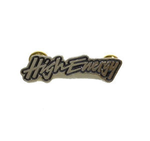 High Energy 2" Metal Badge Pin