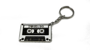 High Energy Cassette 2" Keychain