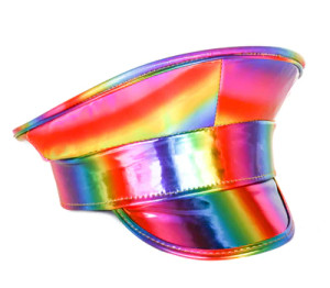 Plain Rainbow Kepi Hat