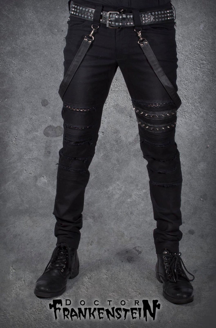 Black Punk Bondage Men 