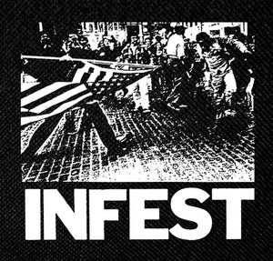 Infest American Hardcore 5x4.5" Printed Patch