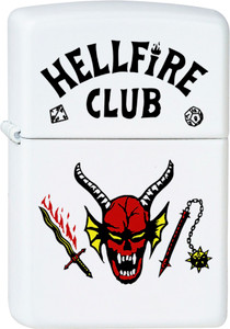 Hellfire Club Logo White Pocket Dragon