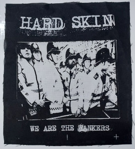 Hard Skin - We Are the Wankers Test Print Backpatch