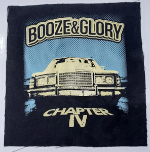 Booze and Glory Chapter IV Blue Test Backpatch