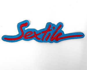 Sextile - Red Logo 5.75x1.5" Embroidered Patch