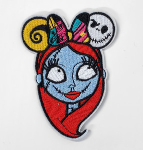 The Nightmare Before Christmas - Sally with Mouse Ears 2.75x3.5" Embroidered Patch