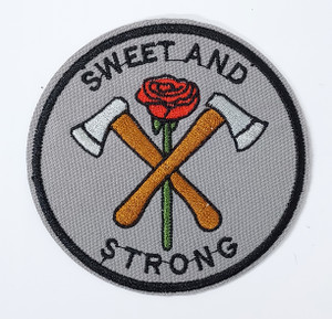 Sweet and Strong 3" Embroidered Patch