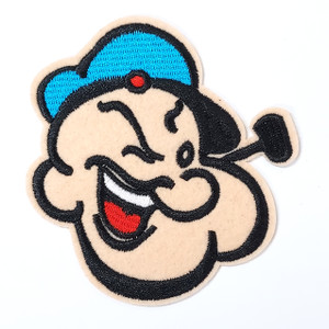 Popeye 3.5x3.75" Embroidered Patch