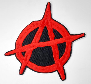 "A" is for Anarchy 4x3.75" Embroidered Patch