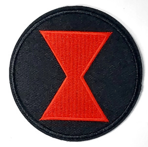 Marvel's Black Widow Logo 3" Embroidered Patch