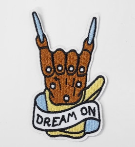 Freddy Krueger - Dream On Glove 2x3.5" Embroidered Patch