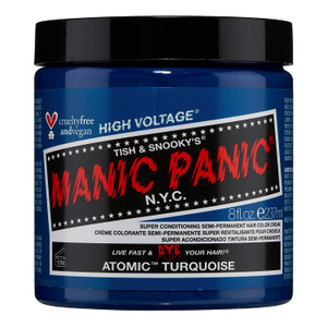Manic Panic Atomic Turquoise - 8Oz High Voltage® Classic Cream Formula Hair Color