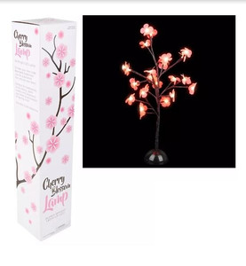 18" Cherry Blossom Tree LED Lamp