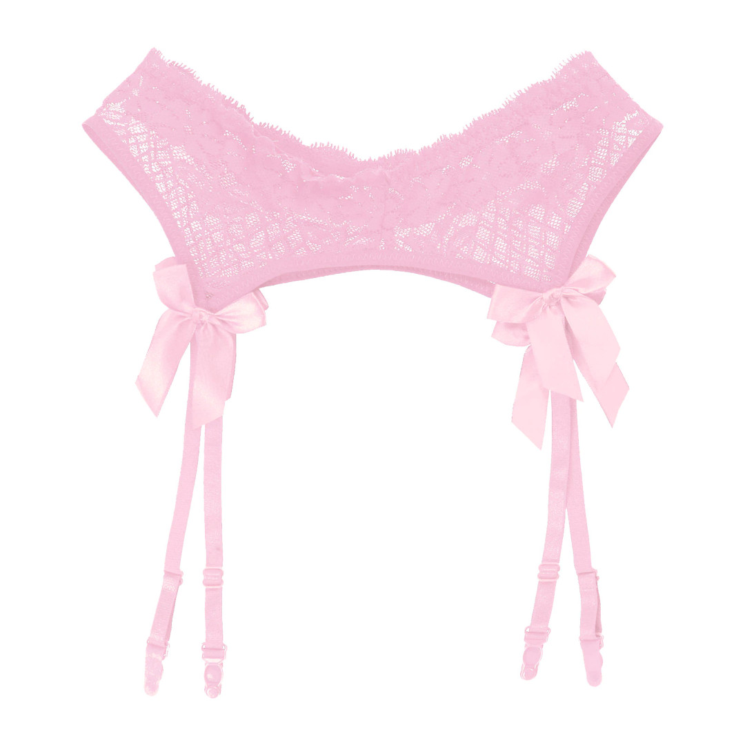 Pink Lace Garter Belt - Nuclear Waste