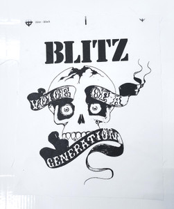 Blitz Voice of a Generation B & W Backpatch Test