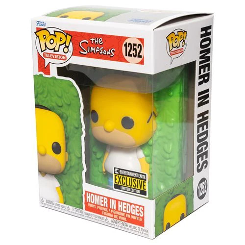 Funko Pop! The Simpsons Homer In Hedges #1252 - Nuclear Waste