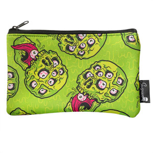 Gnarly Skull Zip Pouch