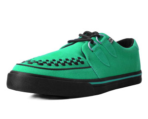 A9872 Green Suede Sneaker - DISCONTINUED