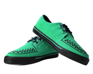 A9872 Green Suede Sneaker
