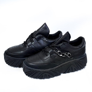 Black Shain Platform Sneakers